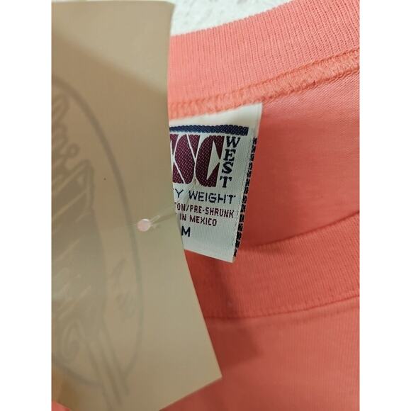 Vintage Boulder T-shirt Medium Embroidered Mountains Trees TSC WEST Pastel NWT - Picture 4 of 8